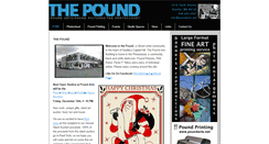 Desktop Screenshot of poundarts.net